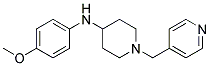 N-(4-METHOXYPHENYL)-1-(PYRIDIN-4-YLMETHYL)PIPERIDIN-4-AMINE Struktur