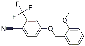 4-(2-METHOXY-BENZYLOXY)-2-TRIFLUOROMETHYL-BENZONITRILE Struktur