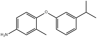 4-(3-ISOPROPYLPHENOXY)-3-METHYLANILINE Struktur