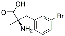 (R)-2-AMINO-3-(3-BROMOPHENYL)-2-METHYLPROPIONIC ACID Struktur