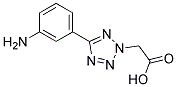 [5-(3-AMINOPHENYL)-2H-TETRAZOL-2-YL]ACETIC ACID Struktur