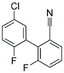 5'-CHLORO-6,2'-DIFLUORO-BIPHENYL-2-CARBONITRILE Struktur