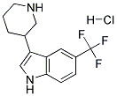 3-(PIPERIDIN-3-YL)-5-(TRIFLUOROMETHYL)-1H-INDOLE HYDROCHLORIDE Struktur