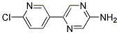 5-(6-CHLORO-PYRIDIN-3-YL)-PYRAZIN-2-YLAMINE Struktur