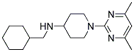 N-(CYCLOHEXYLMETHYL)-1-(4,6-DIMETHYLPYRIMIDIN-2-YL)PIPERIDIN-4-AMINE Struktur