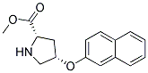 METHYL (2S,4S)-4-(2-NAPHTHYLOXY)-2-PYRROLIDINECARBOXYLATE Struktur