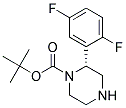 (R)-2-(2,5-DIFLUORO-PHENYL)-PIPERAZINE-1-CARBOXYLIC ACID TERT-BUTYL ESTER Struktur