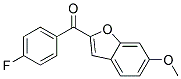 (4-FLUORO-PHENYL)-(6-METHOXY-BENZOFURAN-2-YL)-METHANONE Struktur