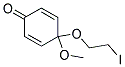 4-(2-IODO-ETHOXY)-4-METHOXY-CYCLOHEXA-2,5-DIENONE Struktur