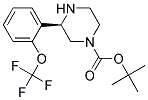 (R)-3-(2-TRIFLUOROMETHOXY-PHENYL)-PIPERAZINE-1-CARBOXYLIC ACID TERT-BUTYL ESTER Struktur