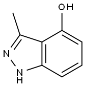 3-METHYL-1H-INDAZOL-4-OL Struktur