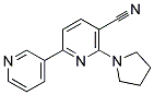 6-PYRROLIDIN-1-YL-[2,3']BIPYRIDINYL-5-CARBONITRILE Struktur