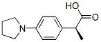 (S)-2-(4-PYRROLIDIN-1-YL-PHENYL)-PROPIONIC ACID Struktur