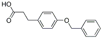 3-(4-BENZYLOXYPHENYL)PROPIONIC ACID Struktur