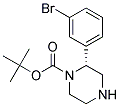 (R)-2-(3-BROMO-PHENYL)-PIPERAZINE-1-CARBOXYLIC ACID TERT-BUTYL ESTER Struktur