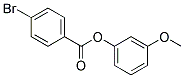 4-BROMO-BENZOIC ACID 3-METHOXY-PHENYL ESTER Struktur