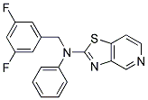 N-(3,5-DIFLUOROBENZYL)-N-PHENYL[1,3]THIAZOLO[4,5-C]PYRIDIN-2-AMINE Struktur