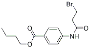 BUTYL 4-[(3-BROMOPROPANOYL)AMINO]BENZOATE Struktur