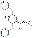 (2R,5R)-2,5-DIBENZYL-PIPERAZINE-1-CARBOXYLIC ACID TERT-BUTYL ESTER Struktur