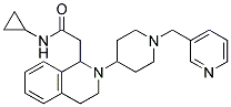 N-CYCLOPROPYL-2-(2-[1-(PYRIDIN-3-YLMETHYL)PIPERIDIN-4-YL]-1,2,3,4-TETRAHYDROISOQUINOLIN-1-YL)ACETAMIDE Struktur