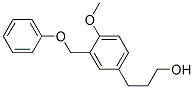 3-(4-METHOXY-3-PHENOXYMETHYL-PHENYL)-PROPAN-1-OL Struktur