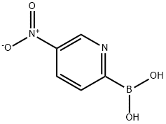 5-NITROPYRIDIN-2-YL-2-BORONIC ACID Struktur