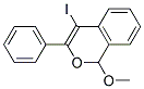 4-IODO-1-METHOXY-3-PHENYL-1H-ISOCHROMENE Struktur