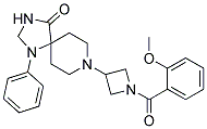 8-[1-(2-METHOXYBENZOYL)AZETIDIN-3-YL]-1-PHENYL-1,3,8-TRIAZASPIRO[4.5]DECAN-4-ONE Struktur