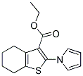 ETHYL 2-(1H-PYRROL-1-YL)-4,5,6,7-TETRAHYDRO-1-BENZOTHIOPHENE-3-CARBOXYLATE Struktur