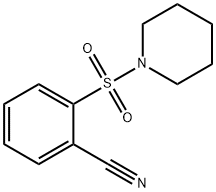 2-(PIPERIDIN-1-YLSULFONYL)BENZONITRILE Struktur