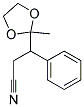 3-(2-METHYL-[1,3]DIOXOLAN-2-YL)-3-PHENYL-PROPIONITRILE Struktur