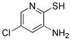 3-AMINO-5-CHLORO-PYRIDINE-2-THIOL Struktur