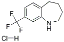 8-TRIFLUOROMETHYL-2,3,4,5-TETRAHYDRO-1H-BENZO[B]AZEPINE HYDROCHLORIDE Struktur