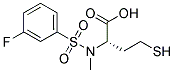 HOMOCYSTEINE, N-[(3-FLUOROPHENYL)SULFONYL]-S-METHYL- Struktur