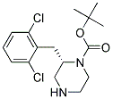 (S)-2-(2,6-DICHLORO-BENZYL)-PIPERAZINE-1-CARBOXYLIC ACID TERT-BUTYL ESTER Struktur