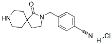 4'-SPIRO-3-[N-(4-CYANO)BENZYL-2-PYRROLIDINONE]-PIPERIDINE HCL Struktur