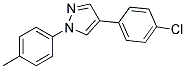 4-(4-CHLOROPHENYL)-1-(4-METHYLPHENYL)-1H-PYRAZOLE Struktur