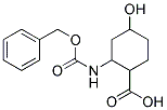 ALL-CIS-2-BENZYLOXYCARBONYLAMINO-4-HYDROXY-CYCLOHEXANECARBOXYLIC ACID Struktur