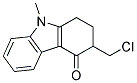 3-CHLOROMETHYL-9-METHYL-2,3-DIHYDRO-1H-CARBAZOL-4(9H)-ONE Struktur