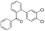 (3',4'-DICHLOROBIPHENYL-2-YL)-PHENYL-METHANONE Struktur