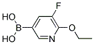 (6-ETHOXY-5-FLUOROPYRIDIN-3-YL)BORONIC ACID Struktur