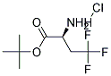 4,4,4-TRIFLUORO-ALPHA-HOMOALANINE TERT-BUTYL ESTER HYDROCHLORIDE Struktur