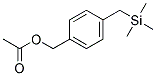 ACETIC ACID 4-TRIMETHYLSILANYLMETHYL-BENZYL ESTER Struktur