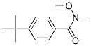 4-(TERT-BUTYL)-N-METHOXY-N-METHYLBENZENECARBOXAMIDE Struktur