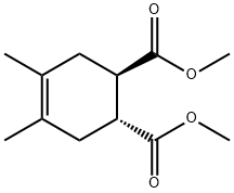 DIMETHYL (1R,2R)-4,5-DIMETHYL-4-CYCLOHEXENE-1,2-DICARBOXYLATE Struktur