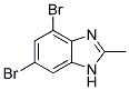 4,6-DIBROMO-2-METHYL-1H-BENZIMIDAZOLE Struktur