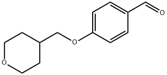 4-(TETRAHYDRO-2H-PYRAN-4-YLMETHOXY)BENZALDEHYDE Struktur