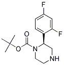 (S)-2-(2,4-DIFLUORO-PHENYL)-PIPERAZINE-1-CARBOXYLIC ACID TERT-BUTYL ESTER Struktur