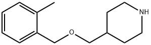 4-([(2-METHYLBENZYL)OXY]METHYL)PIPERIDINE Struktur