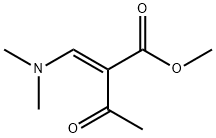 METHYL 2-ACETYL-3-(DIMETHYLAMINO)ACRYLATE Struktur